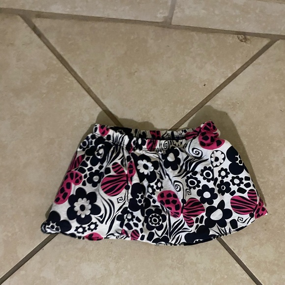 Koala Baby Boutique Other - Floral Kids Skirt in Black and Pink
